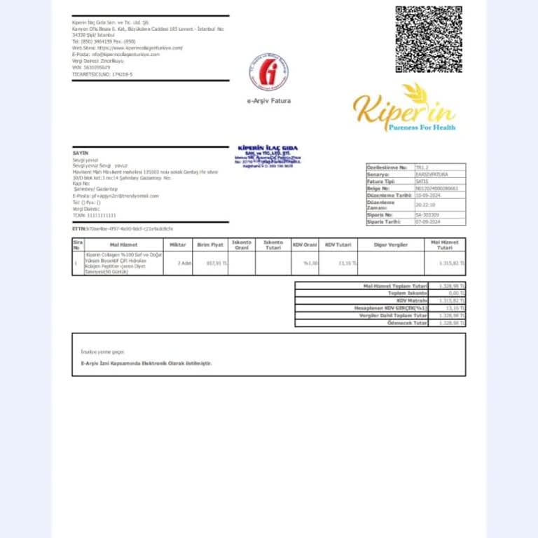 Trendyol Kiperin Kollajen Yan Etki Yaptı