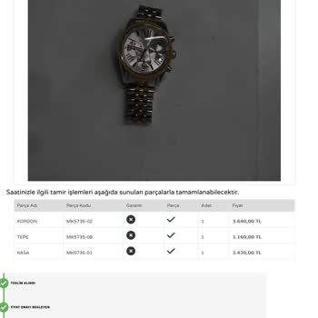 Saat & Saat Garantide Ücret Mağduruyum