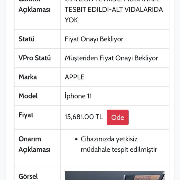 Ouno Service Telefonun Bozuk Gönderilmesi Ve Tamirinden Çok Yüksek Para İstenmesi