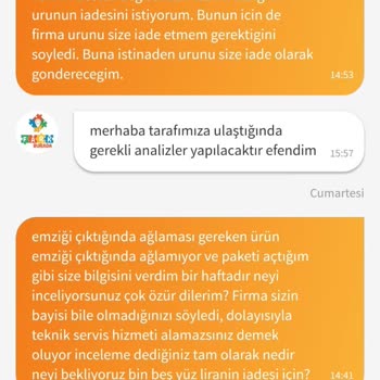 Fark Burada (Tıfıl Toys) 'un Arızalı Yolladığı Ürünleri İade Almaması