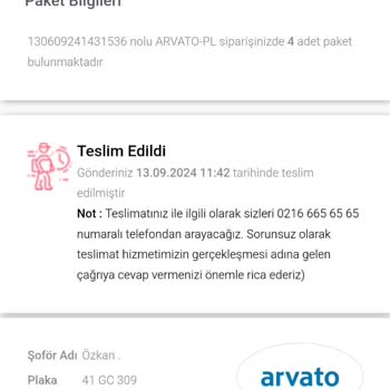 Arvato Lojistik Arvato Kargo Firması Mağduriyeti Kargom Nerede?