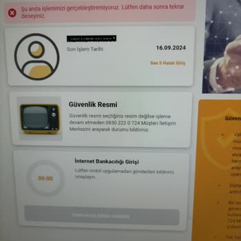 VakıfBank İnternet Bankacılığı Giriş Hatası