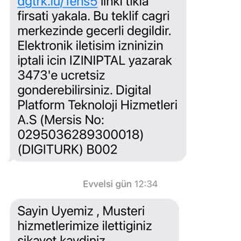 Digiturk Kendi Yaptığı Hatayı Müşteriye Yıkıyor