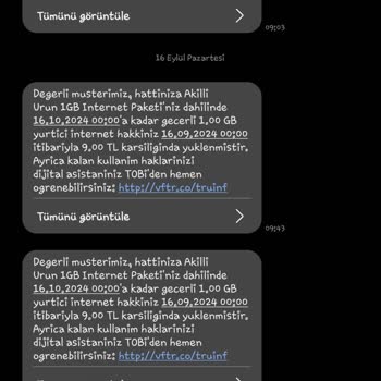 Vodafone Faturalı Hattımı Faturasız Yapma Talebim Gerçekleşmedi