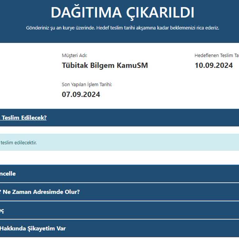 AGT Kurye (aynigunteslim.com) E-imza Teslimatında Gecikme Ve Kurye Firması Sorunu