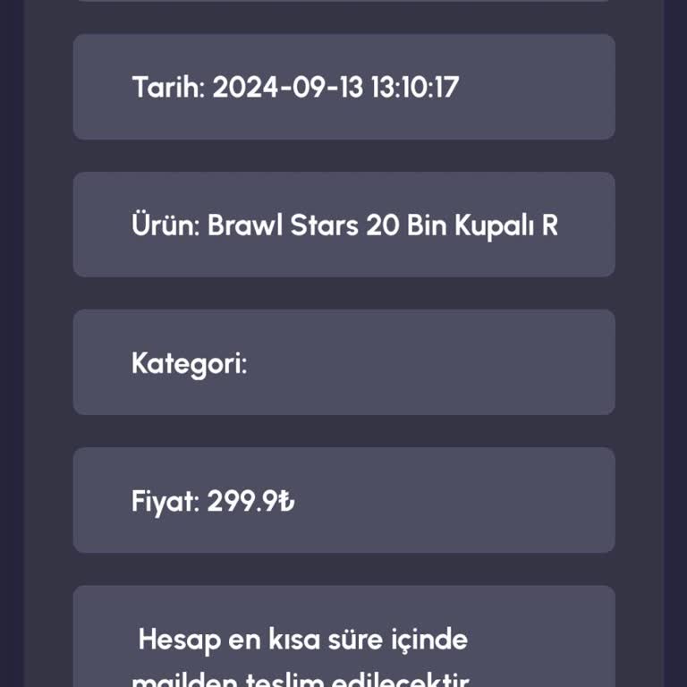 BaytPin Brawl Stars Hesap Teslimatı Sorunu