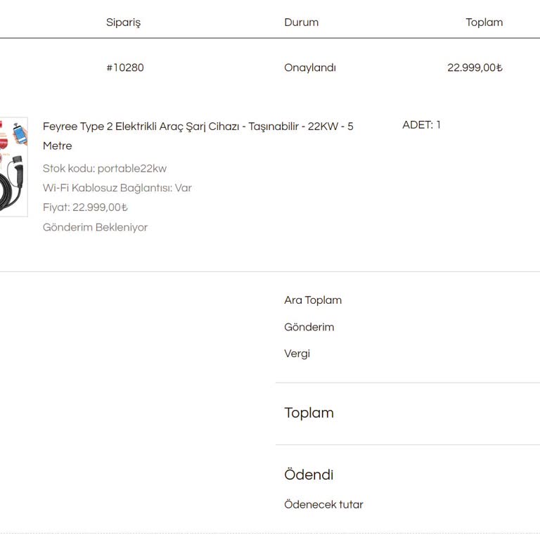 Feyree TR Bırakın Ürünü Göndermeyi Ulaşılamıyor Bile.