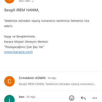 Karaca Züccaciye Kırık Parça Ürün Teslim Edilmedi!