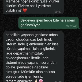 Tuba Butik 3 Haftadır Onaylandığı Halde Para İadesi Yapmıyor