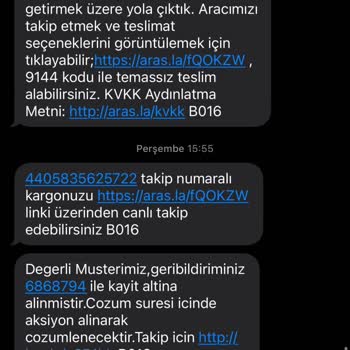 Aras Kargo Evde Olduğum Halde Kargomu Getirmeyip İade Süreci Başlattı!