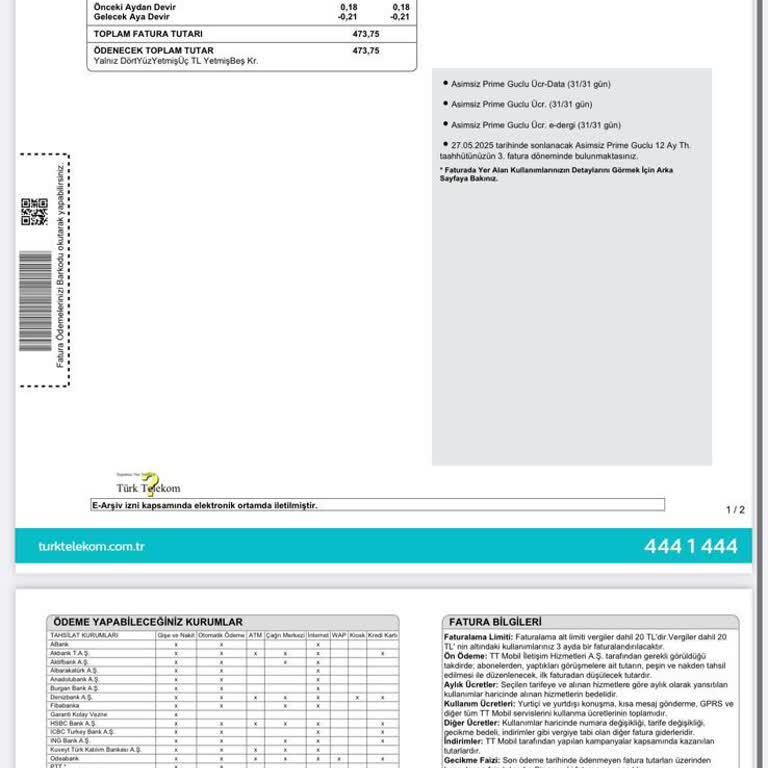 Türk Telekom Haksız Fatura Gönderiyor