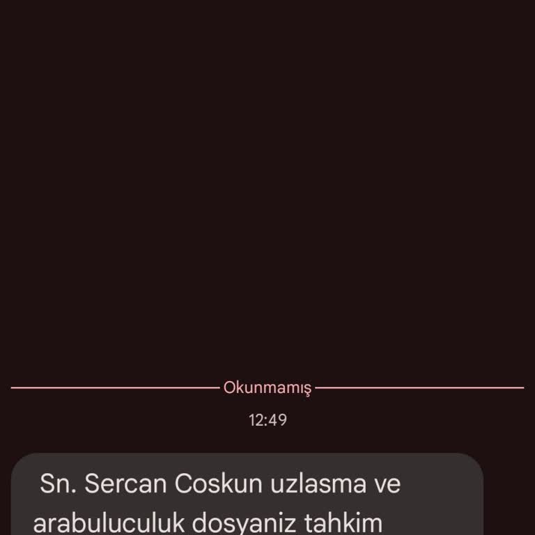 E.ARABLCLK (SMS) Hiçbir Sorumluluk Kabul Etmiyorum