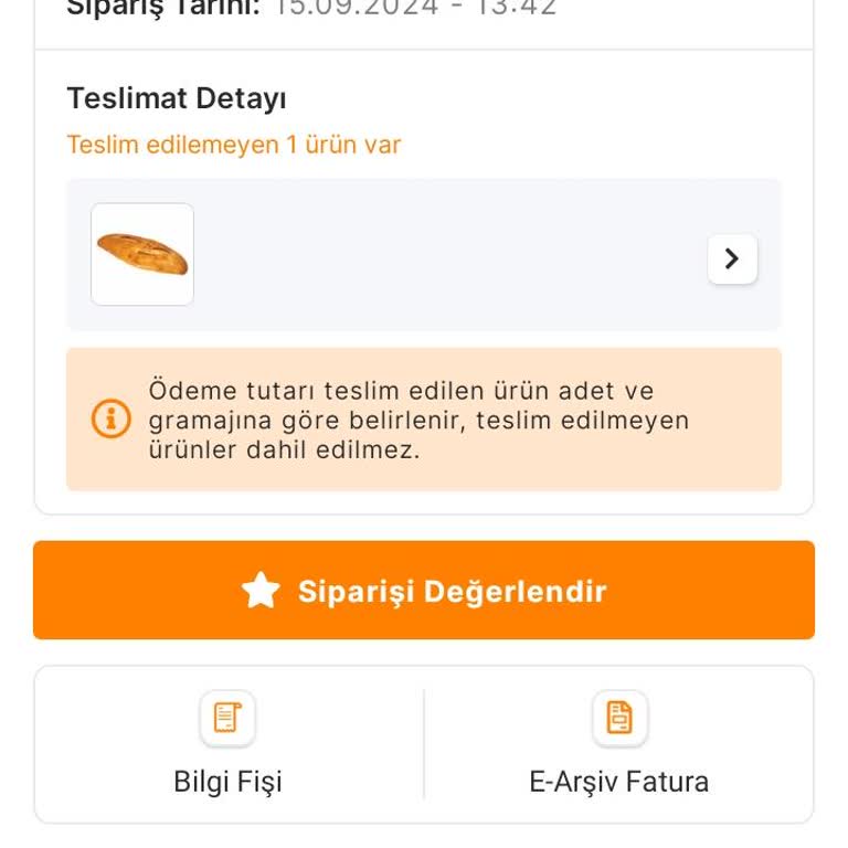 Migros Siparişim Teslim Edilmedi