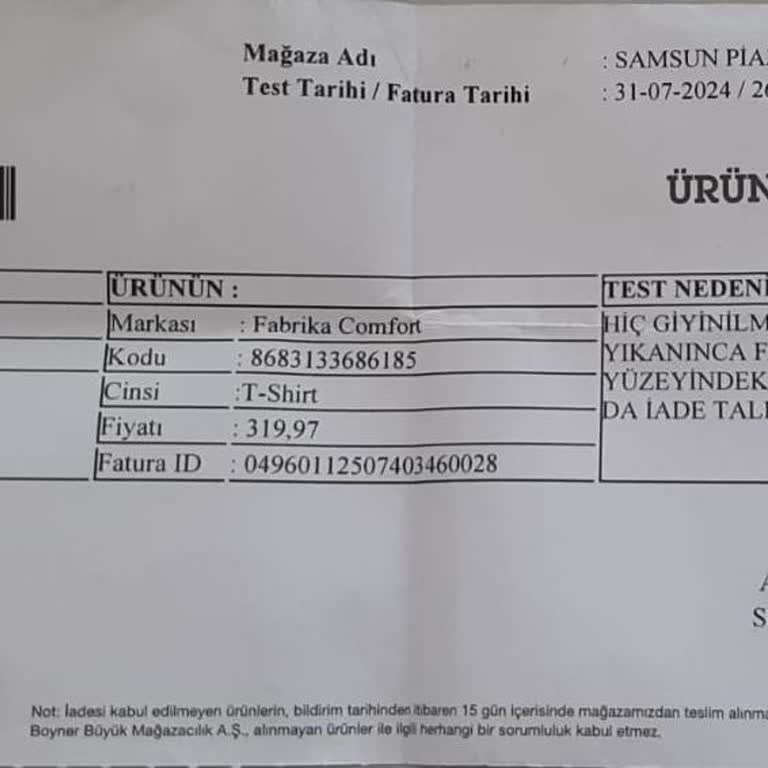 Fabrika Şikayetçiyim Fabrika Markasından