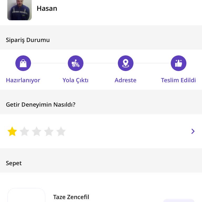 Getir Para İadesi Yapılmadı