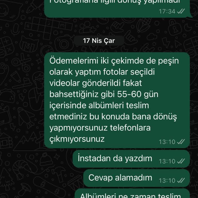 İki Hayat Fotoğrafçılık Albüm Teslimatı Sorunu Ve Mağduriyet