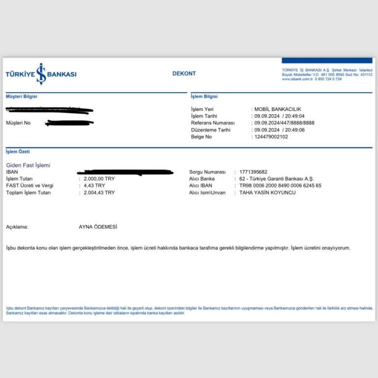Frameahsap (Instagram) Instagram Üzerinden Yapılan Ayna Satışında Yaşanan Sorun