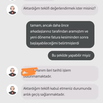 Vodafone Net Taahhüt Yenileme Sorunu