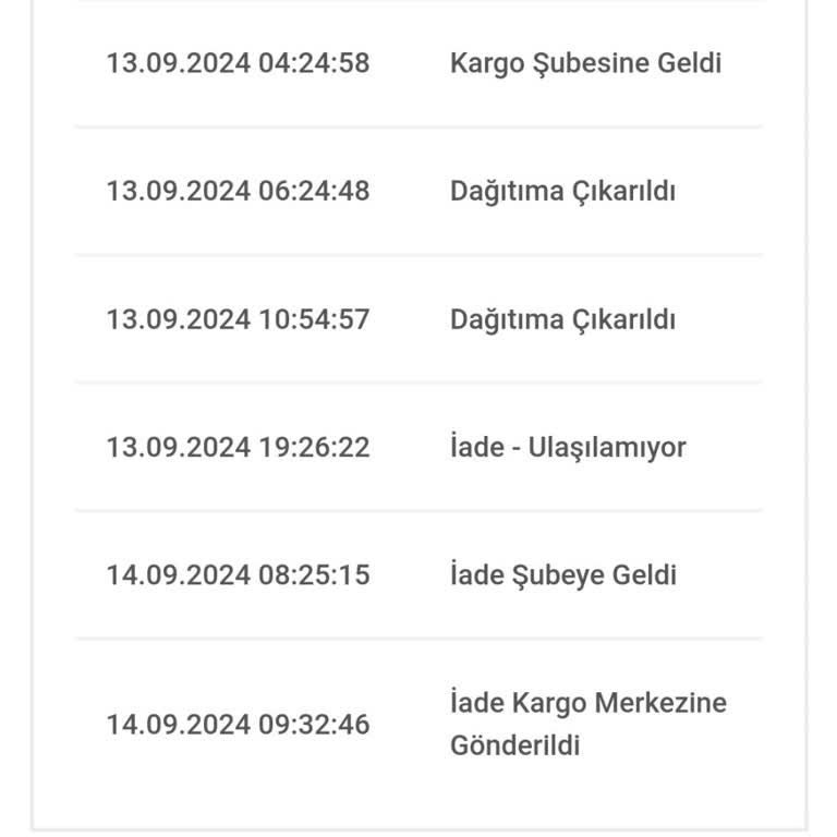 A101 Bir Günde Kargo Şirketinin İşini Düzgün Yapmaması