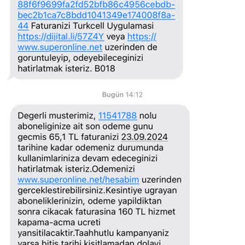 Superonline İptal Edilen İnternete Hala Fatura Kesiliyor