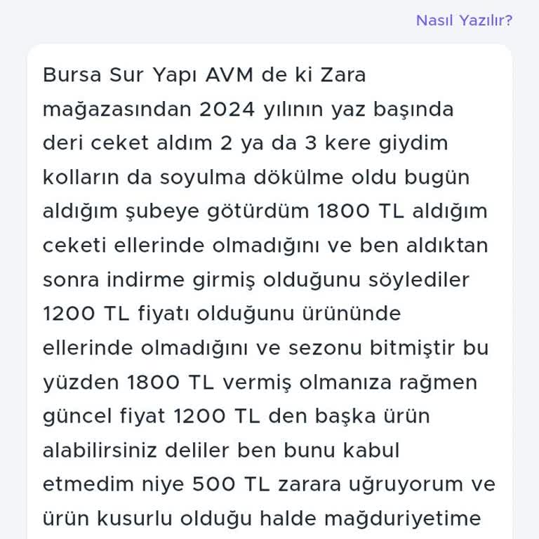 Zara Kusur Lu Ürünlerin De Bile Müşteriden Fazla Para İstiyor