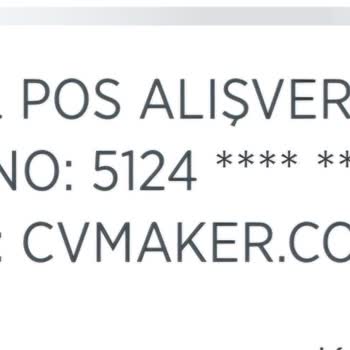 Cvmaker.com.tr Yanıltıcı Ücretlendirme Ve İzinsiz Para Çekimi