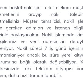 Türk Telekom Nakil Problemi Ve Felaketi