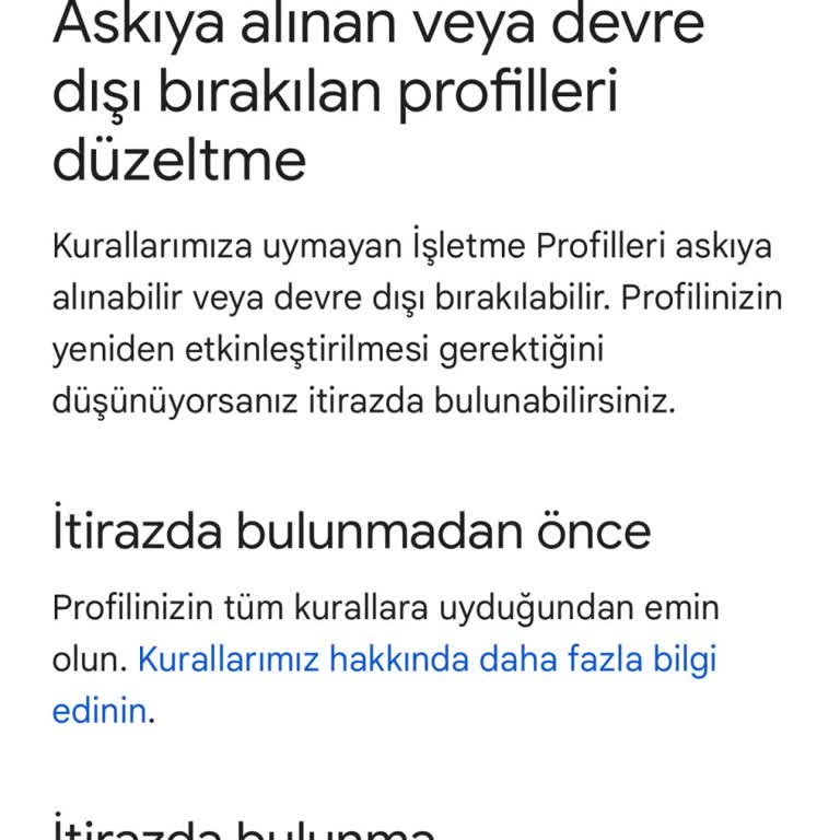 Google Benim İşletmem Hesabı