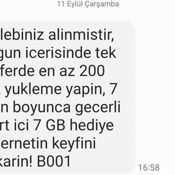 Türk Telekom Kontör Yüklemeye Haftalık İnternet Paketi Yalanı