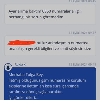 TurkNet Firmasının Müşteri Temsilcisi Ve Kurulum Vasatlığı