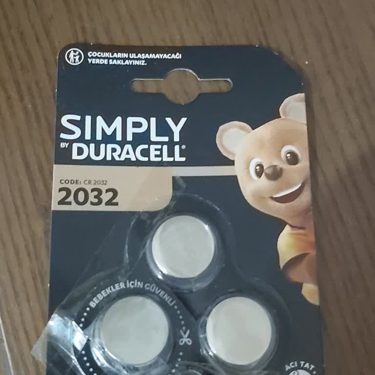 Duracell Pil İçi Boş Çıktı Tartıya Taktım Ekran Gözükmedi. Çıkarttım Hemen