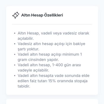 Odeabank Vadeli Altın Hesabı