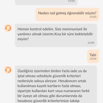 Trendyol İade Talebi Sebepsiz Reddi