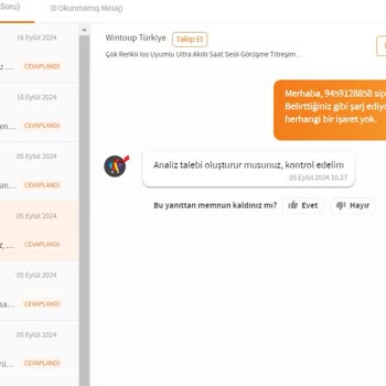 Trendyol "Wintoup Türkiye" Firmasının Bozuk Ürünü İade Kabul Etmemesi