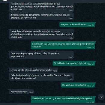 Touché Privé İade Sürecinde Yaşanan Gecikme Ve İletişim Sorunu