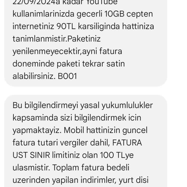 Türk Telekom Youtube.com Paketimden Değil Kendi İnternetimden Yiyor