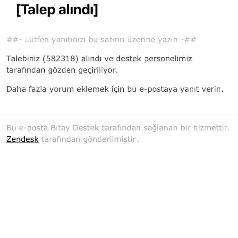 Bitay Müşteri Hizmetlerine Bağlanamıyorum