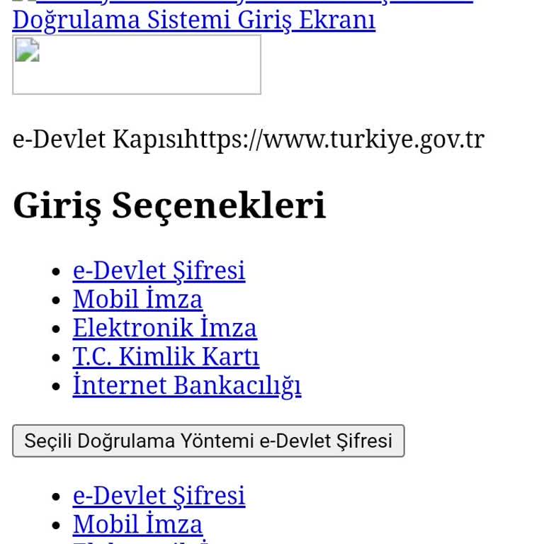 Vodafone Net E-devlete Giriş Yapılamıyor