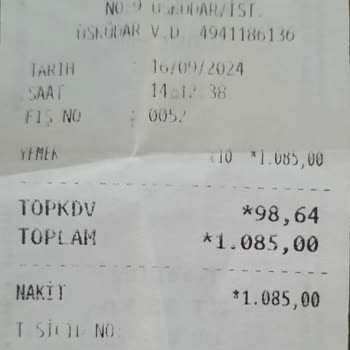 Kanaat Lokantasında Kötü Yemek