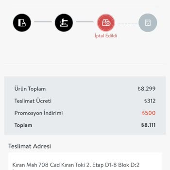 Vivense'den Aldığım Ürün Teslim Edilmedi Ve Mağdur Edildim