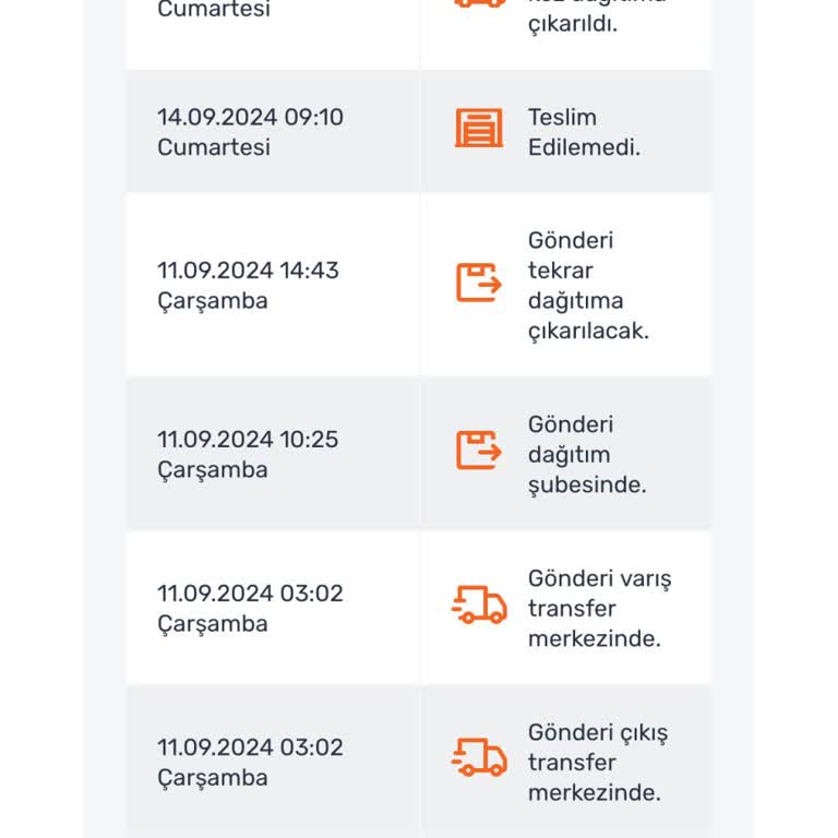 Aras Kargo Siparişi İptal Hatası
