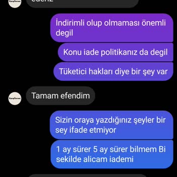 Sahte Ürün Satan Site Kamptermos.com