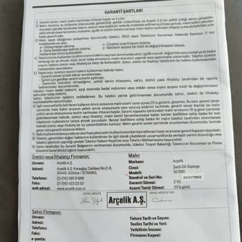 Arızalı Şarjlı Dikey Süpürge ve İade Sorunu