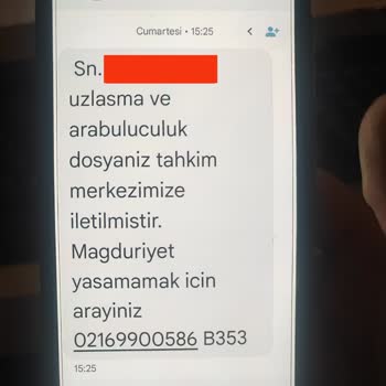 Türk Telekom E. Uzlaşma Gelen SMS Sahte Kurum