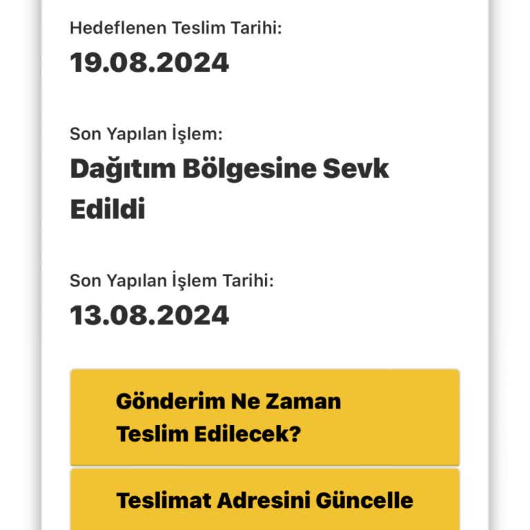 AGT Kurye (aynigunteslim.com) Geç Teslimatı