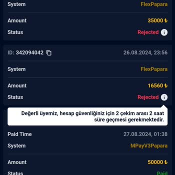 Vaycasino Casino Sitesinde Ödeme Sorunları Ve Haksız Kazanç İptalleri