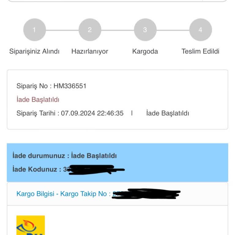 Hepsi Moda Ürün İadesi Sorunu