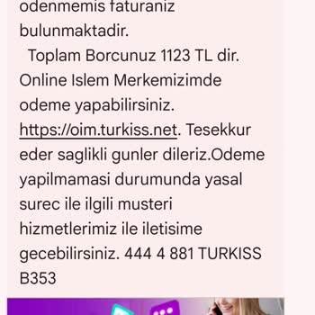 TURKISS İnternet İptali İstiyorum