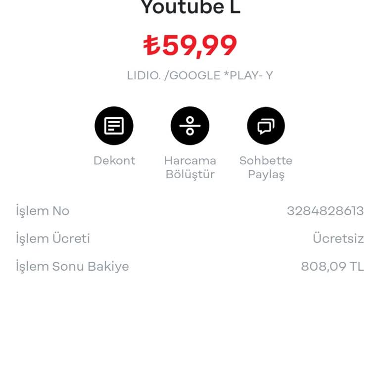 Lidio Ödeme Hizmetleri Adlı Şirket Benden İzinsiz Kartımdan Para Çekmiş!