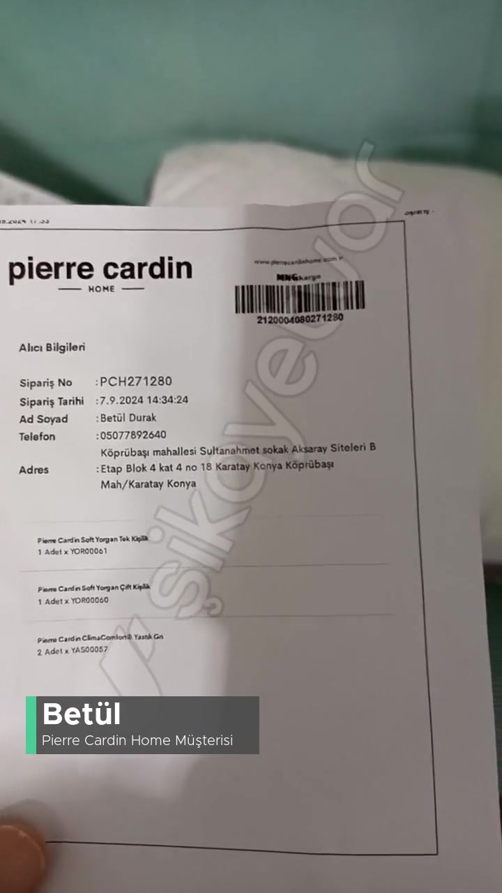 Pierre Cardin Home Yanlış-Eksik Ürün Gönderimi & Müşteri Hizmetsizliği! videonun kapak resmi